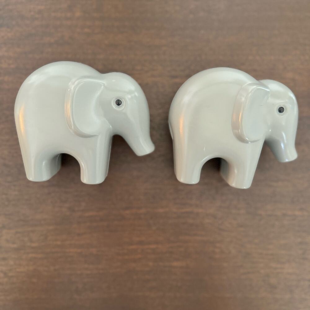 VTG Little Tikes Noah's Ark Elephant TWO Pretend Play Toy Animal Zoo Bible Story